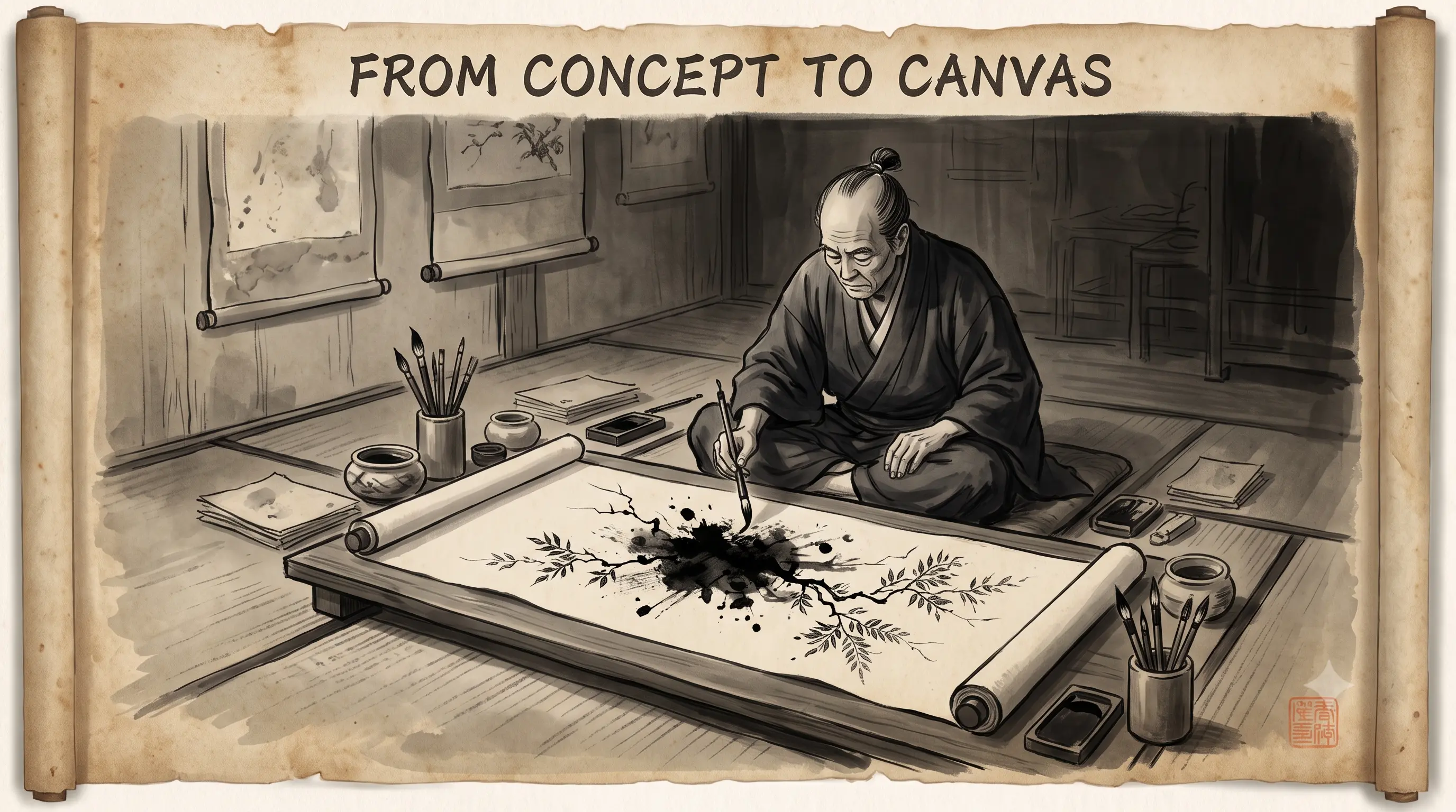 The Generator: From Concept to Canvas - How generative AI starts with a drop of chaos and expands it into a high-resolution reality.