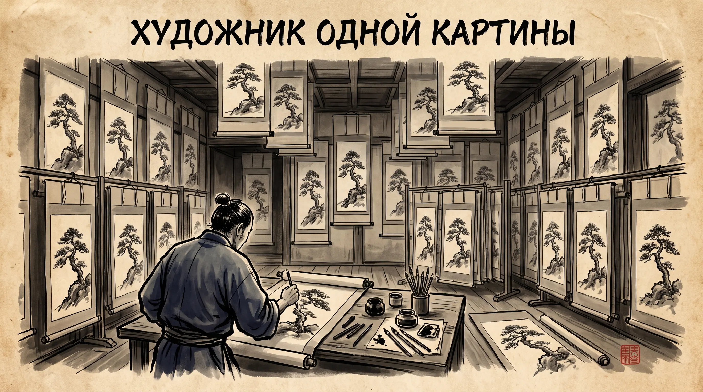 Коллапс режима: Художник одной картины - Почему генеративные модели иногда выбирают самый ленивый путь к победе, выдавая один и тот же результат снова и снова.