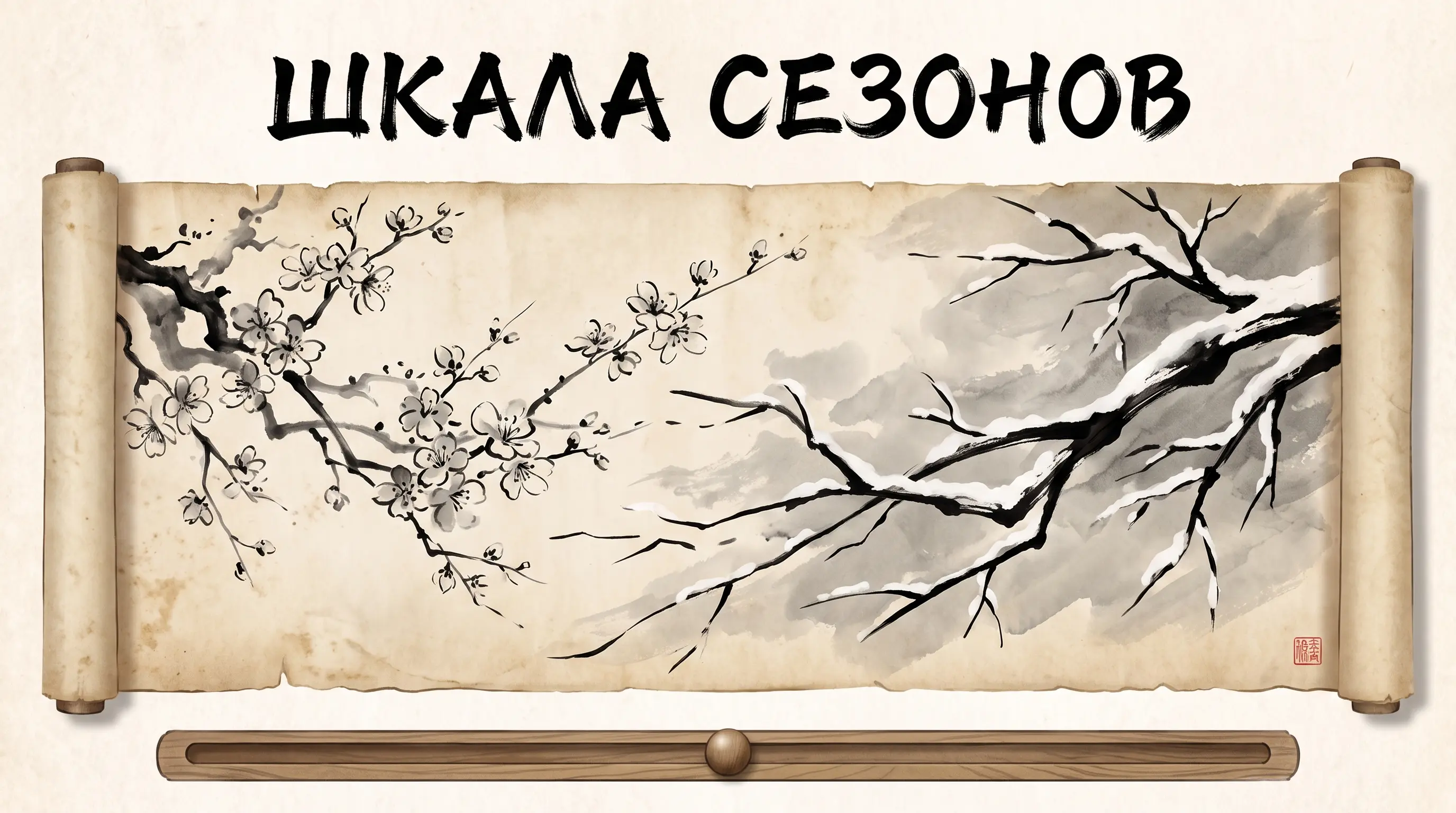 Линейность скрытого пространства: Шкала сезонов - Как ИИ идеально смешивает сложные концепции, словно плавный ползунок между весной и зимой.
