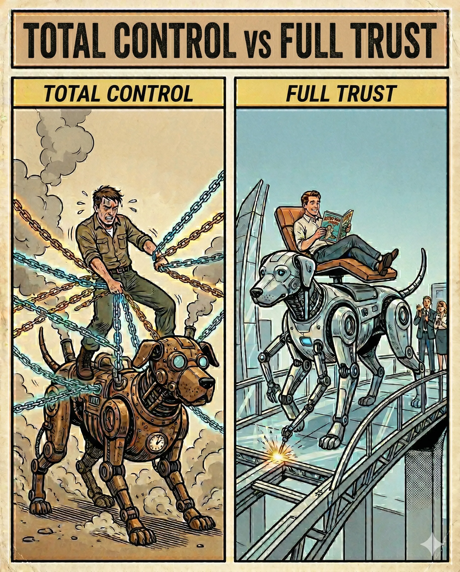 How Much Should AI Be Allowed to Do on Its Own? - Why the level of AI autonomy — from a simple assistant to a fully independent partner — must match your level of trust and established quality gates.