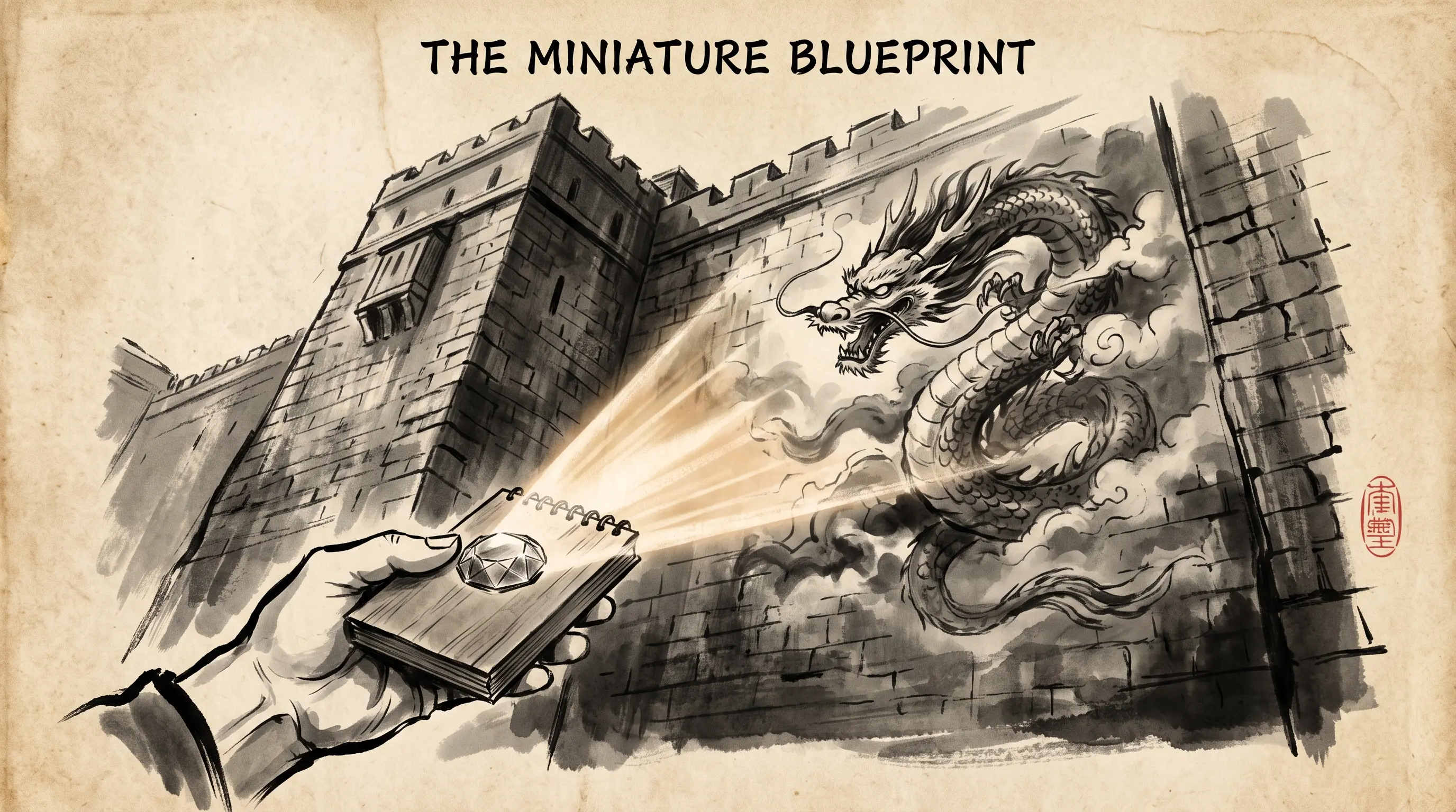 Latent Diffusion: The Miniature Blueprint - How modern AI generates high-resolution art in seconds by doing the hard thinking in compact latent space.