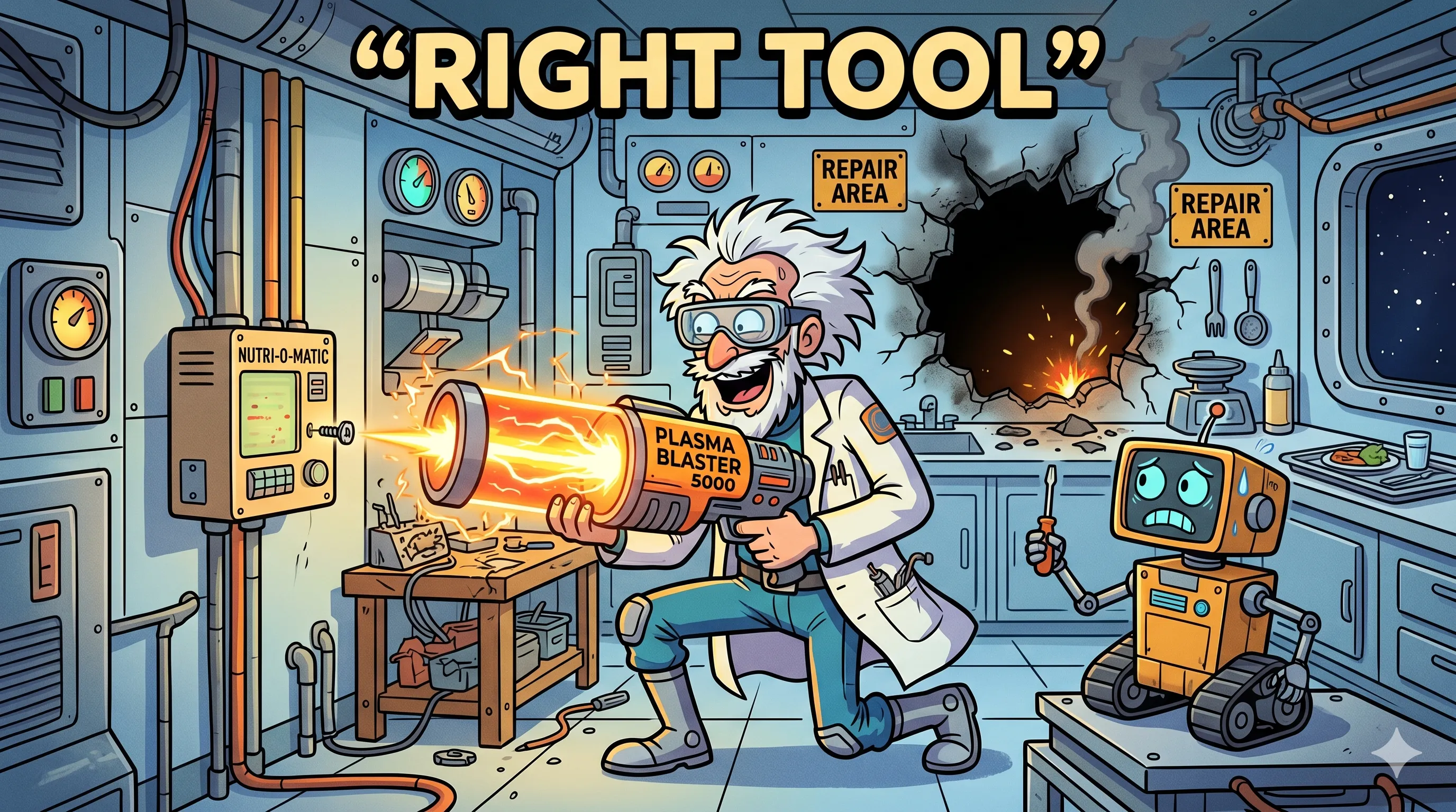 Complexity: The Sledgehammer Trap - Bias vs. Variance and Model Capacity. Why using the most powerful model for every problem is like tightening a screw with a plasma cannon.