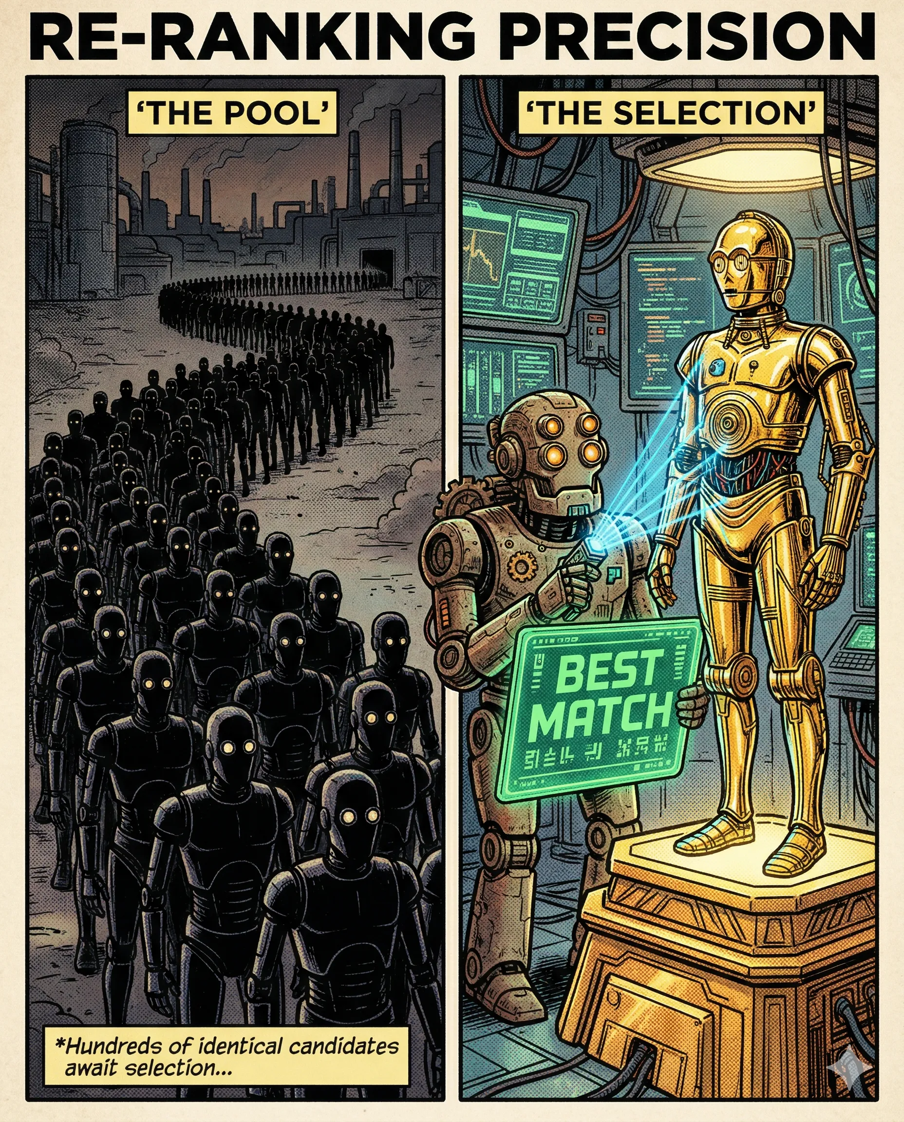 The Master Filter: Why AI Needs a Specialized Critic - How 'Re-ranking' acts as a high-precision filter, moving beyond simple search to find the exact 'needle in the haystack' for your most specific questions.