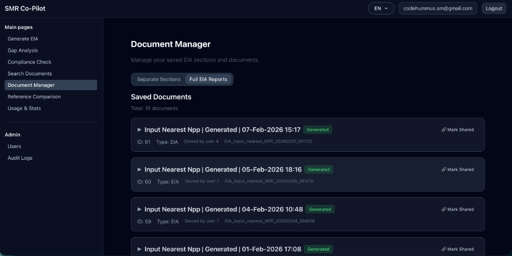 SMR Document Manager